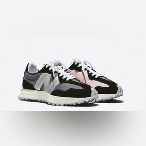 NIB New Balance 327 Black/Grey/Pink Size 12.5 Women’s